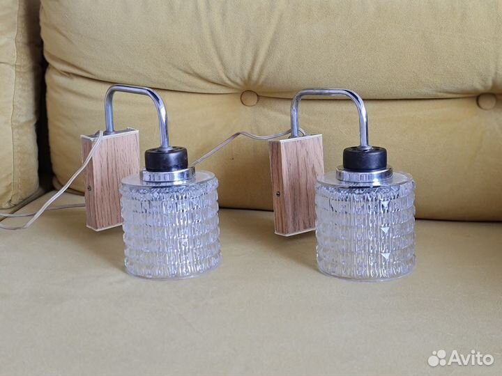 Светильник парный СССР винтаж 2 шт