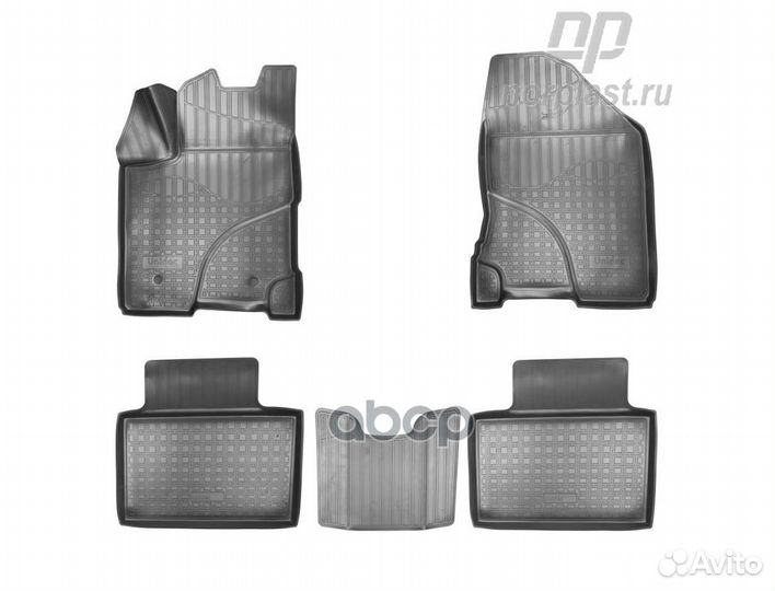 Коврики в салон полиуретан ваз LADA Vesta 3D, 2