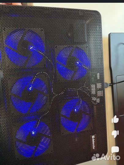 Подставка для ноутбука с охлаждением 15.6