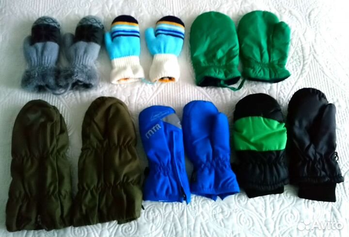 Тёплые варежки/краги