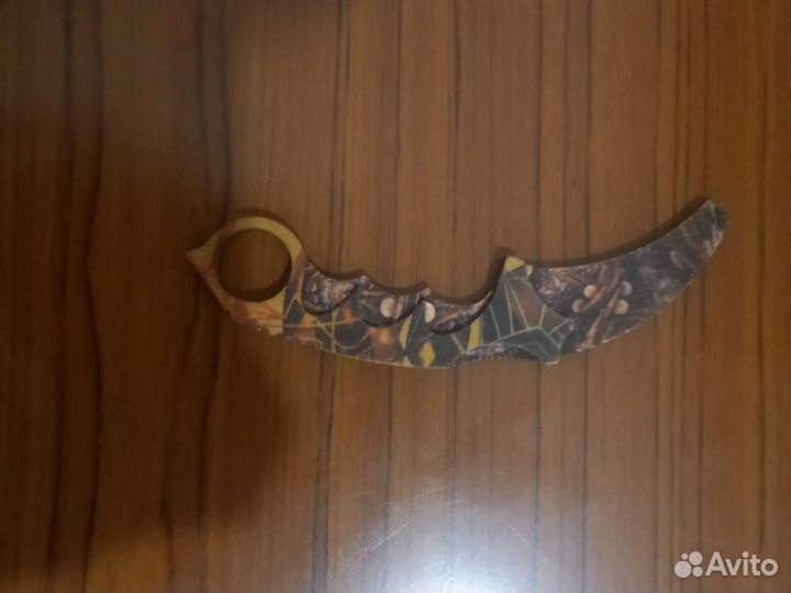 Деревянный нож керамбит