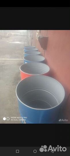 Бочки металлические 200 л. Вырезанные, доставка