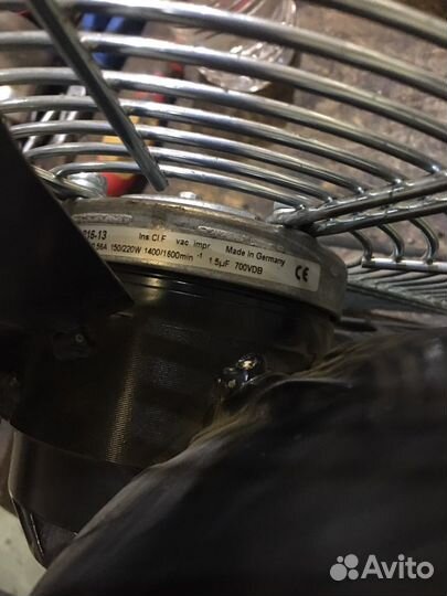 Вентилятор ebmpapst 350 нагнетающий двухскоростной