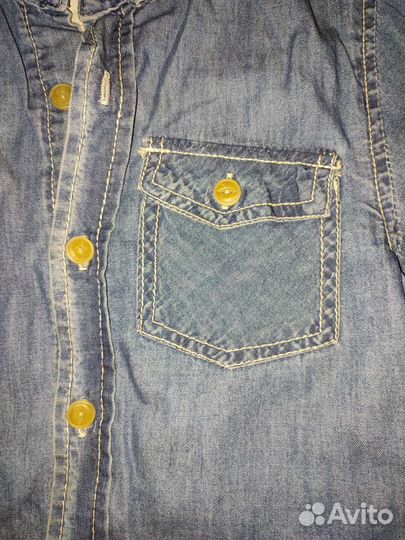 Две рубашки на мальчика хлопок и котон