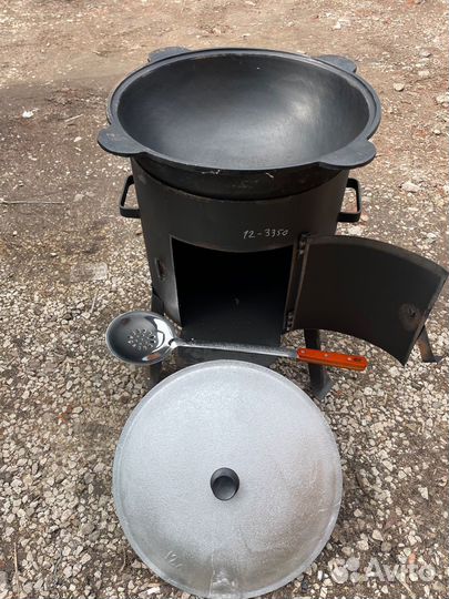 Печь казан сковородка