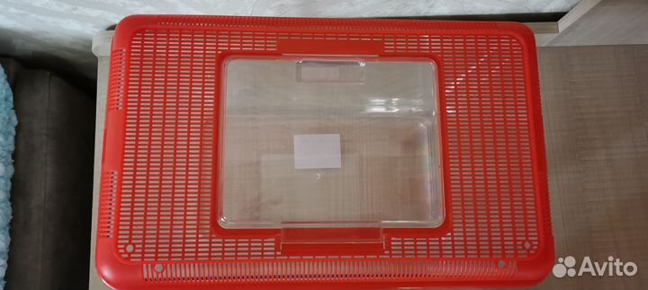 Террариум д/улиток,грызунов, переноска Triol больш