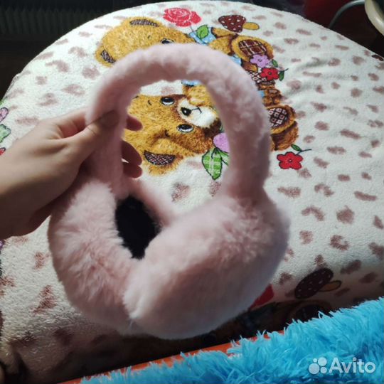 Меховые наушники