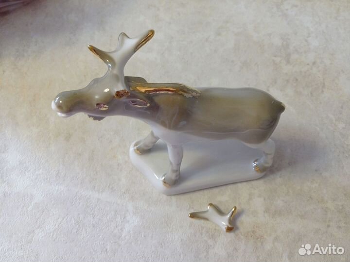 Статуэтки Лось щука СССР