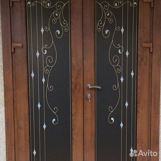 Пластиковая дверь 120х210 26