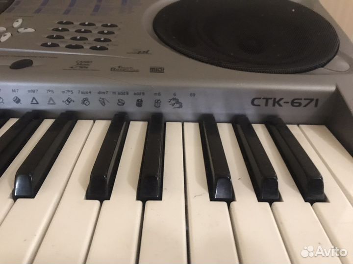 Синтезатор casio ctk 671 с регулируемой подставкой