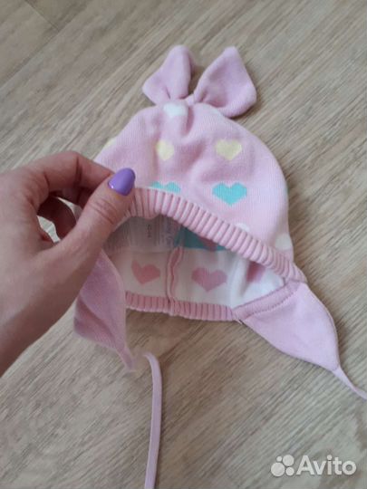 Шапка для девочки весна/осень