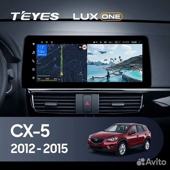 Автомагнитола Mazda CX5 Teyes Lux One 4/32гб