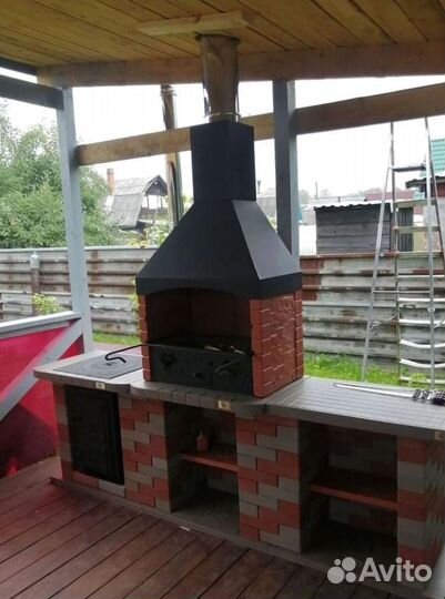 В дом зоны барбекю сборные