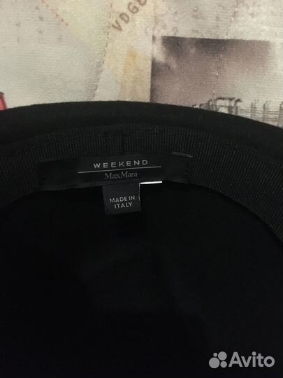 Шляпа женская черная