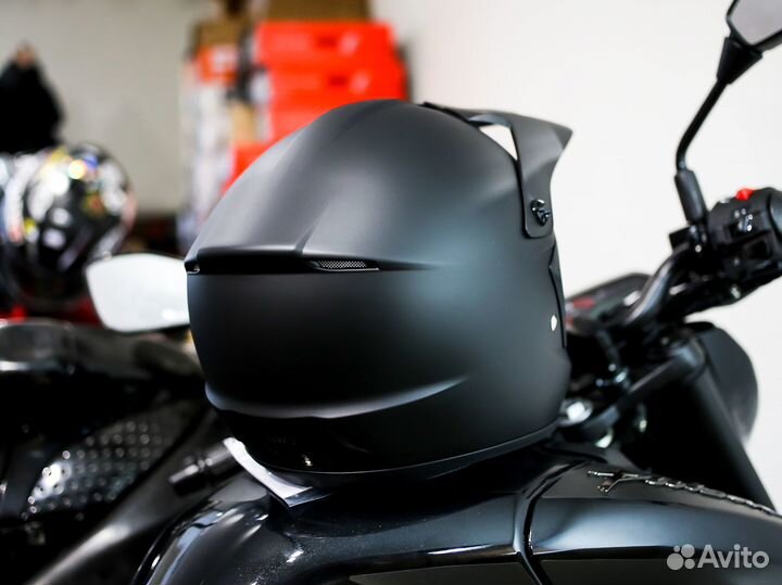 Мотошлем HJC CS-MX II flat black