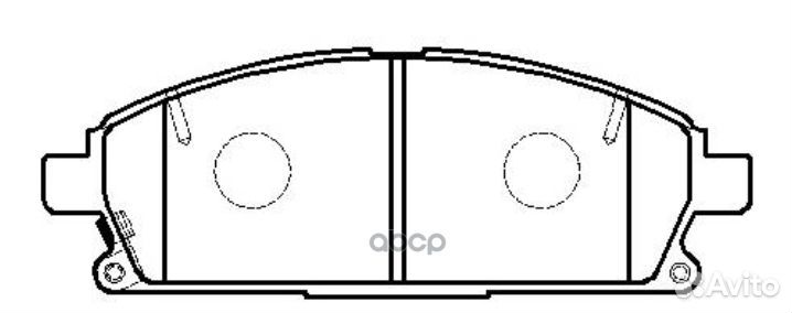 Колодки дисковые передние Nissan PatfinderX-Tr