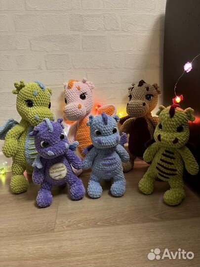 Вязаные игрушки ручной работы