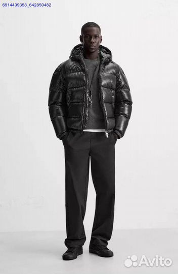 Пуховки Zara x Moncler глянцевый (Арт.81747)