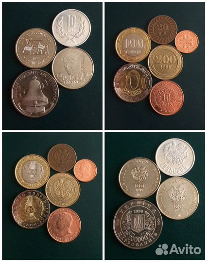 Монеты С.Н.Г и Прибалтики