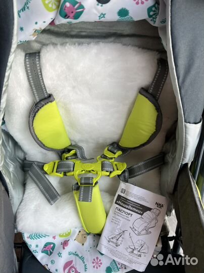 Санки коляска ника новые