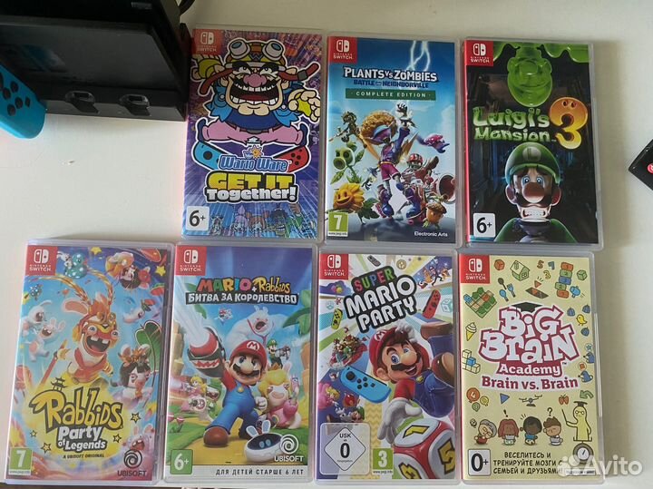 Картриджи для nintendo switch