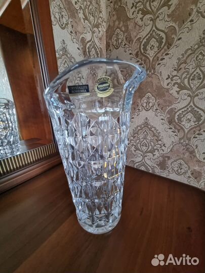 Кувшин хрустальный новый h27 см bohemia Чехия