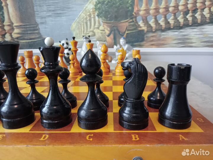 Шахматы большие деревянные СССР