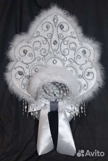 Кокошник для Снегурочки