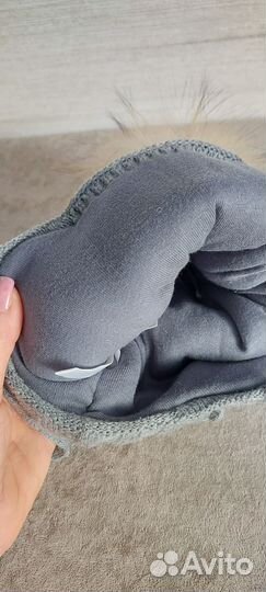 Шапка на завязках, р.48-50