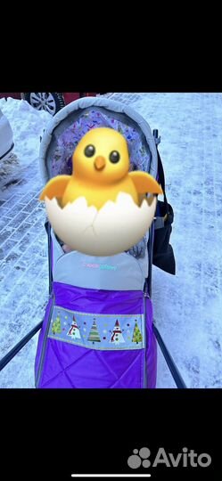 Санки коляска nika kids