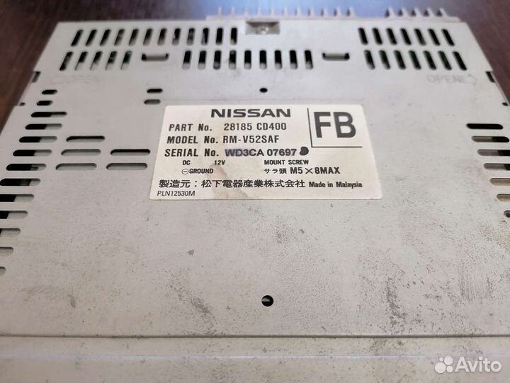 Автомагнитола nissan