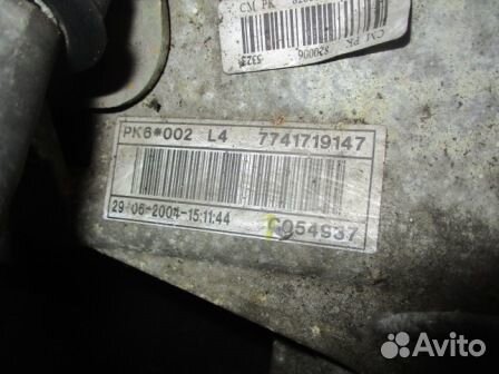 МКПП PK6002 Renault Laguna2 1.9 F9Q 2005-2007