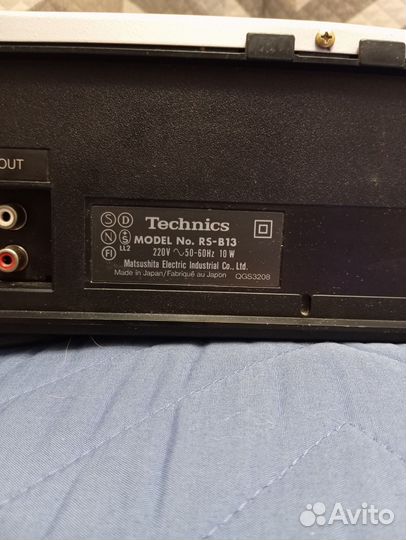 Кассетная дека technics rs b 13