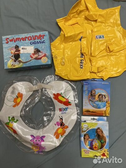 Круг жилет матрас доска ласты маска для плавания