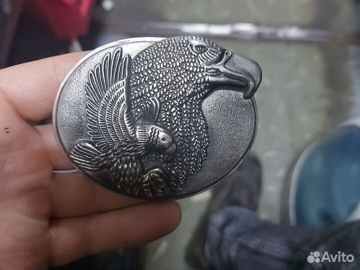 Бляха для ремня орел