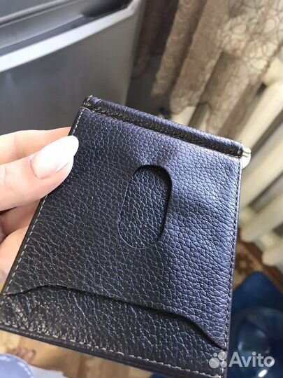 Бумажник мужской натуральная кожа