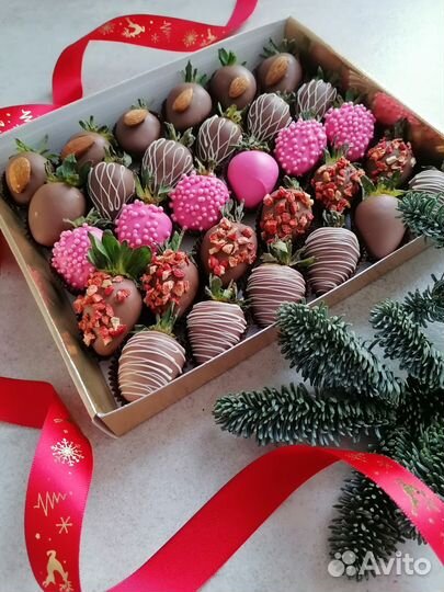 Съедобные букеты. Подарок из клубники