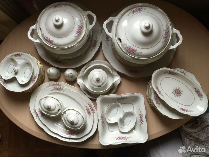 Столовый сервиз (отдельные предметы) KPM - 1950г