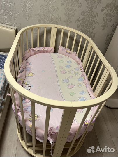 Детская кровать трансформер с маятником