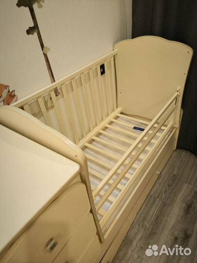 Кроватка-трансформер для новорождённых бу
