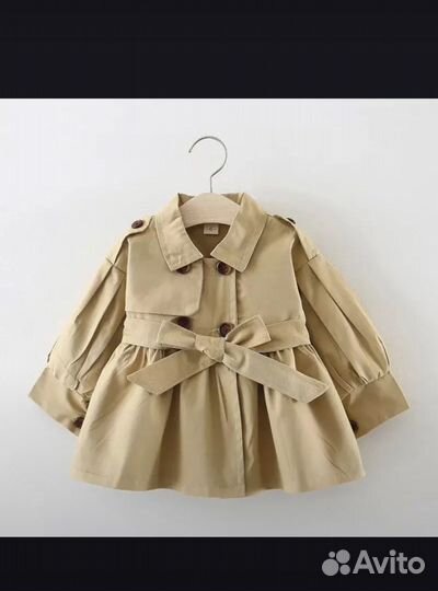 Плащ - ветровка для девочки