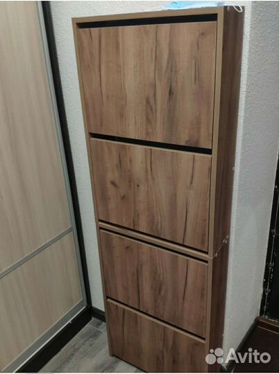 Стеллаж обувница узкая