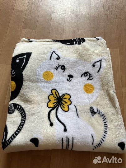 Плед флисовый новый 180*200