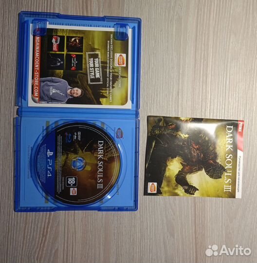 Dark Souls 3 ps4 Диск