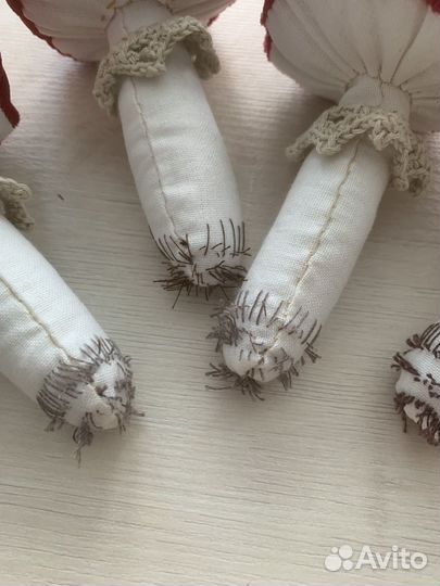 Елочная игрушка мухомор