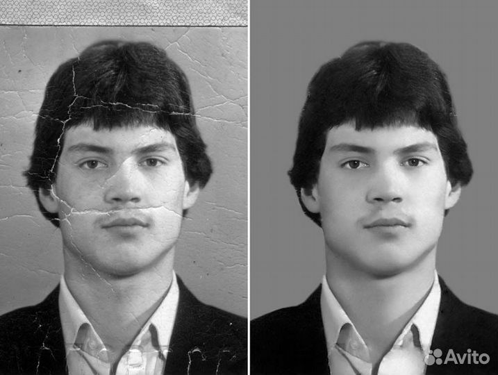 Реставрация старых фотографий и колоризация