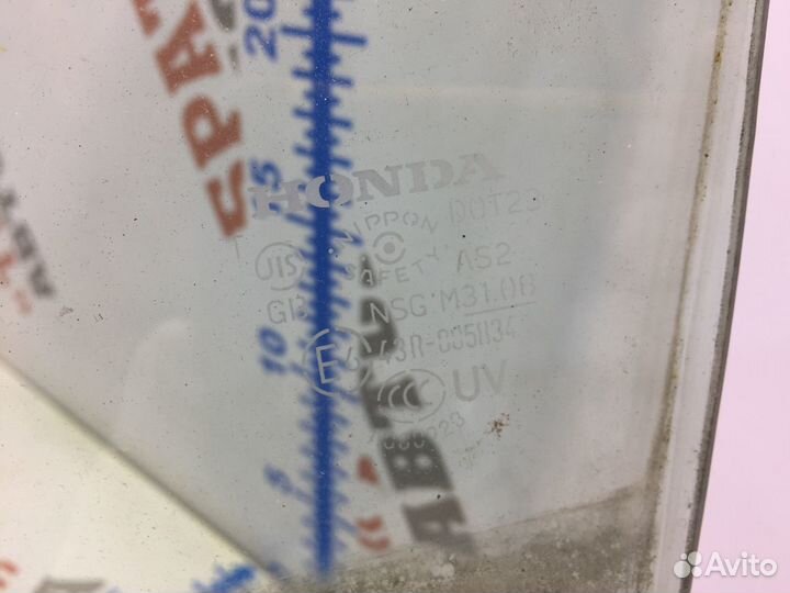 Хонда Цивик Стекло двери заднее правое AS2