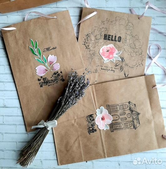 Пакеты подарочные