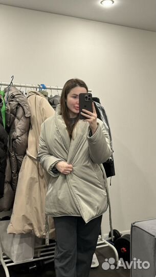 Пуховик зимний женский 42 44 бирюзовый