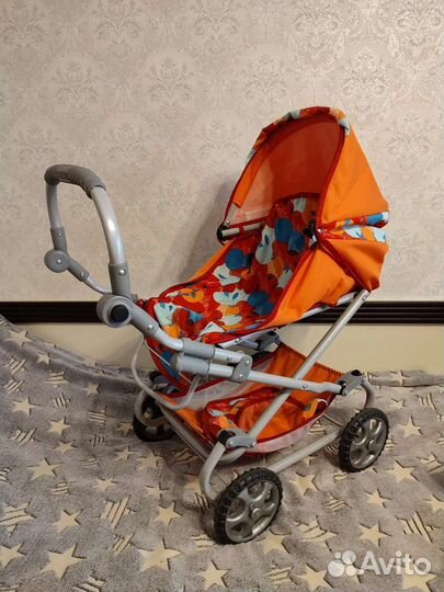 Коляска игрушка для кукол и куклы 5шт